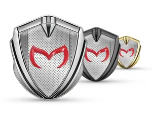 Mazda Emblem Auto Abzeichen Pro Design Aus Edelstahl Kante